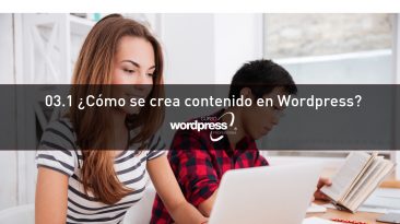 crear contenido en wordpress